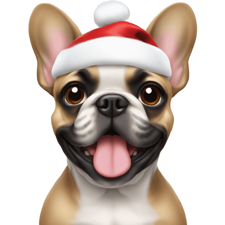 Frenchie Christmas emoji