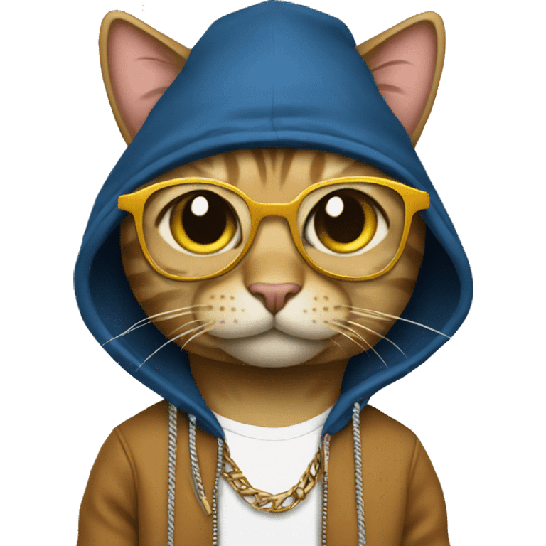 cat rapper emoji