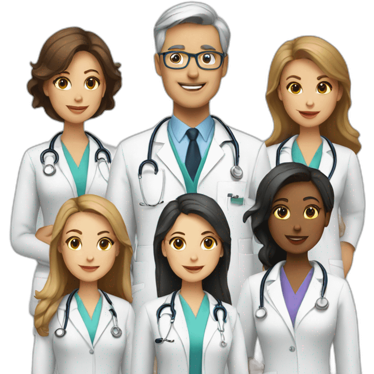 doctor with women emoji