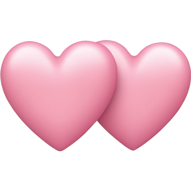 light pink 2 double hearts emoji