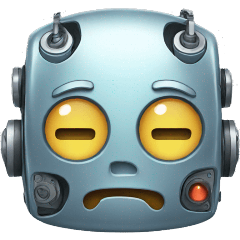 robot crying emoji