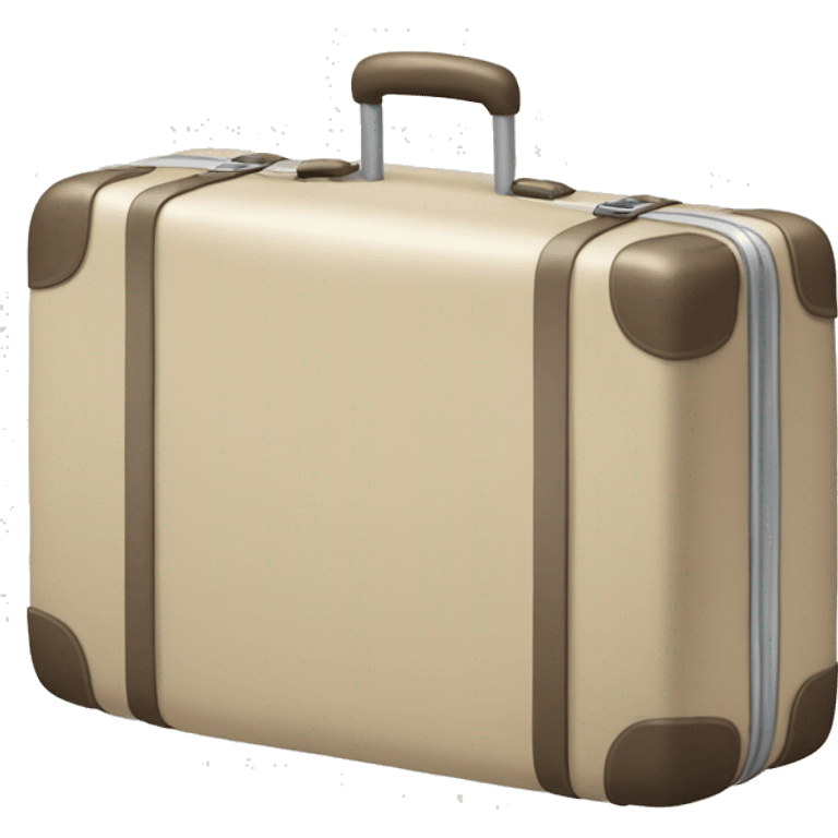 light beige modern suitcase emoji