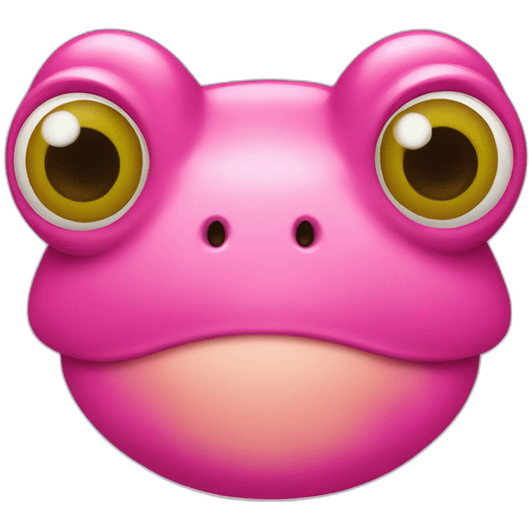 pink frog emoji