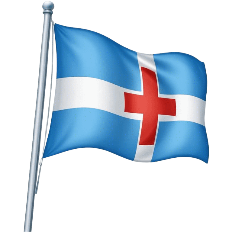 Blue Switzerland flag emoji