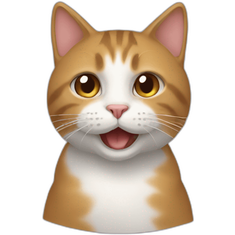 Un chat emoji