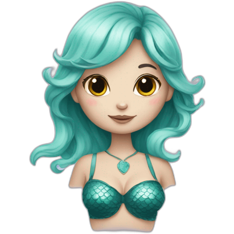 Mermaid bunny girl emoji