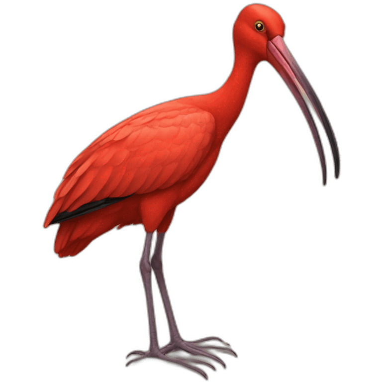 red ibis emoji