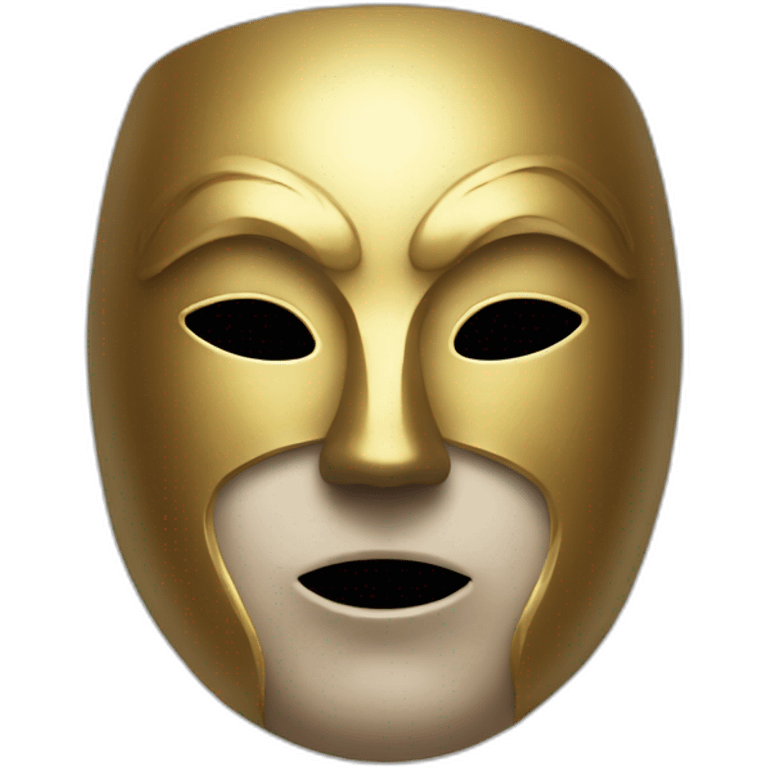 golden masked emoji