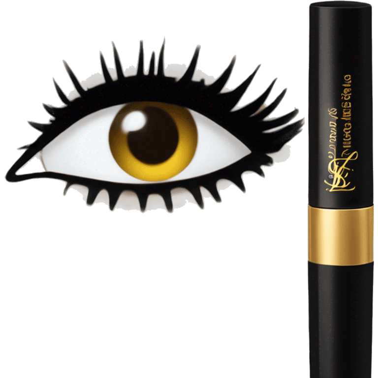 Yves Saint Laurent mascara emoji