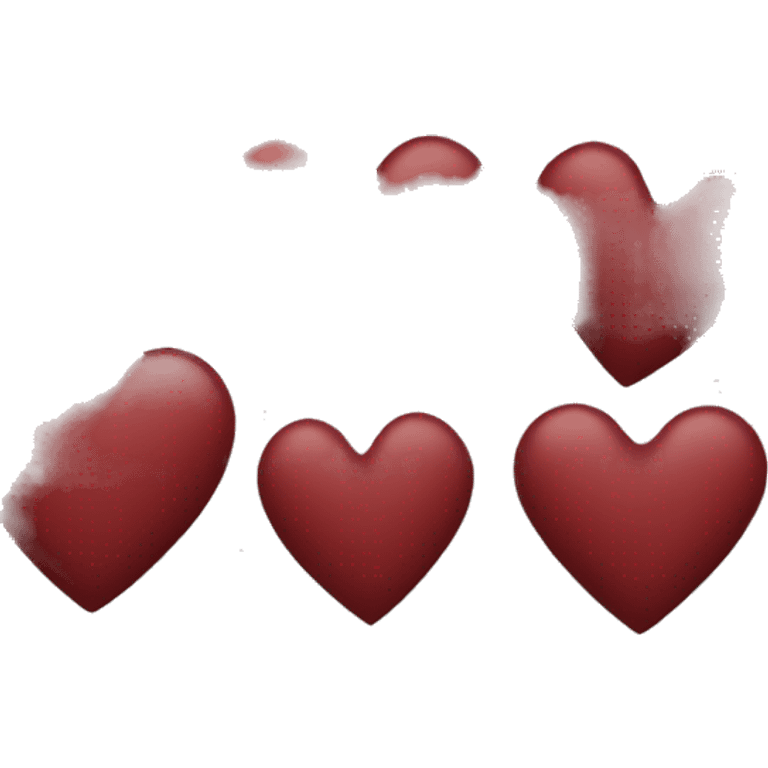 dark red heart emoji