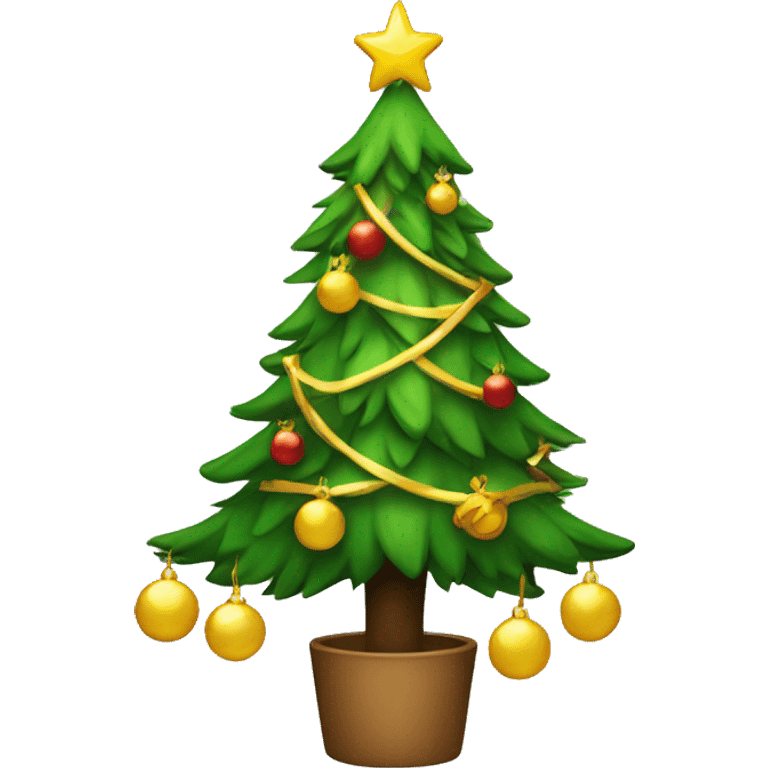 The cristmas tree emoji