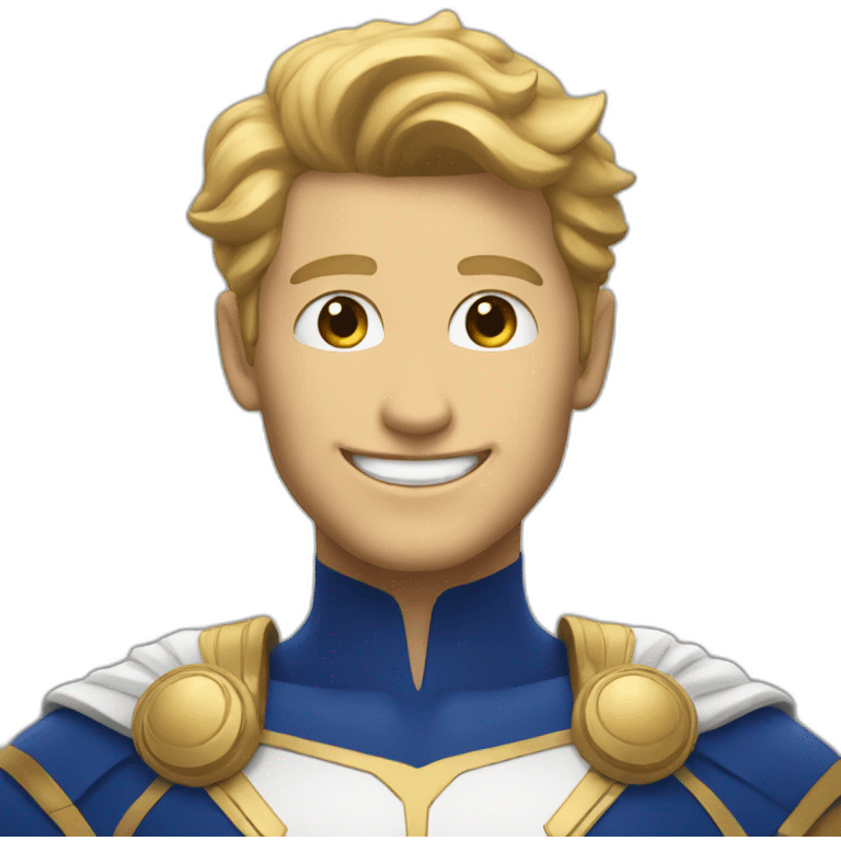 Homelander smiling White race emoji