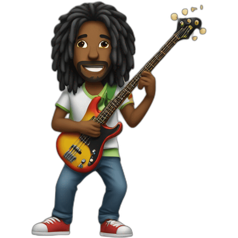 reggae bassist  emoji