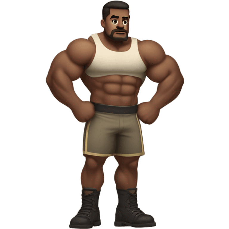 a very strongman emoji