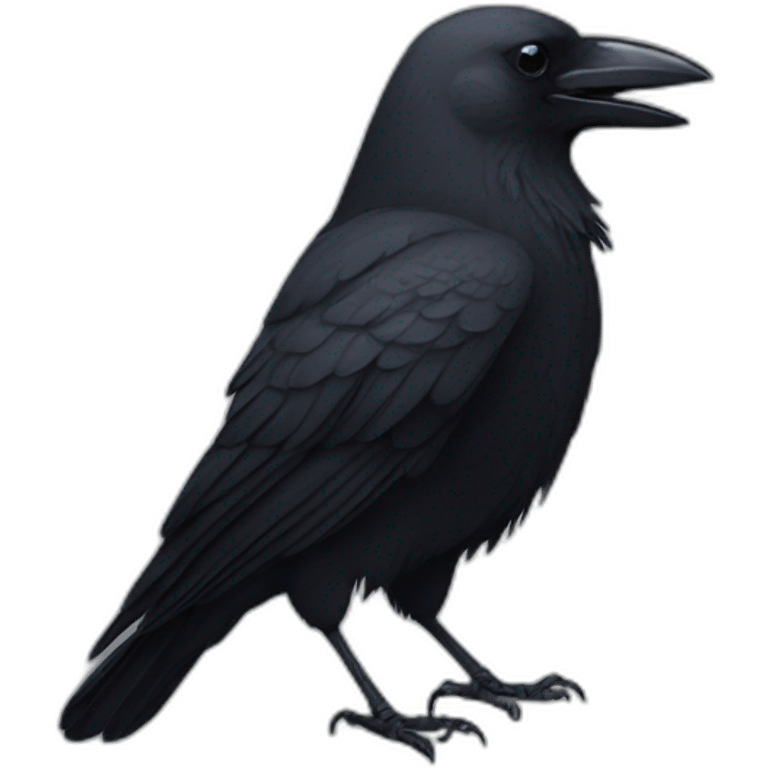 Crow emoji