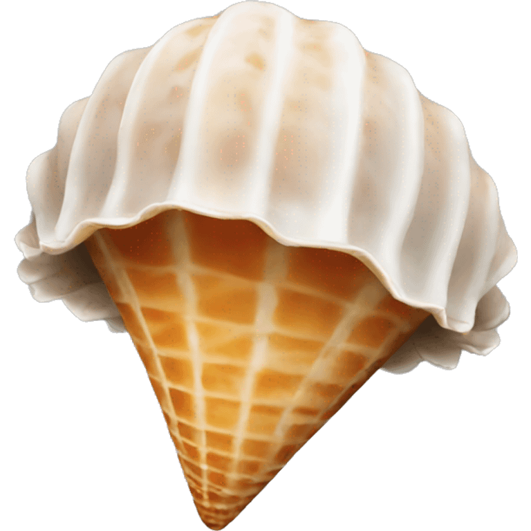 Cone shell emoji