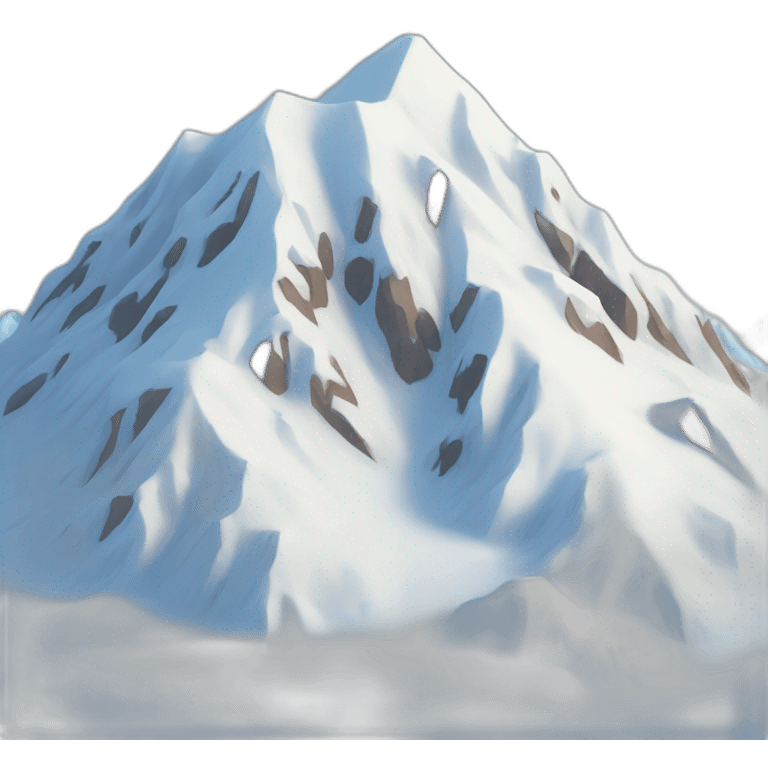 snow mountain emoji