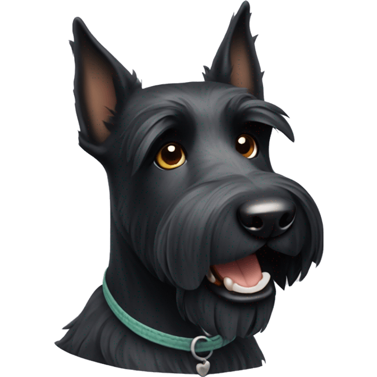 dog scottish terrier  emoji