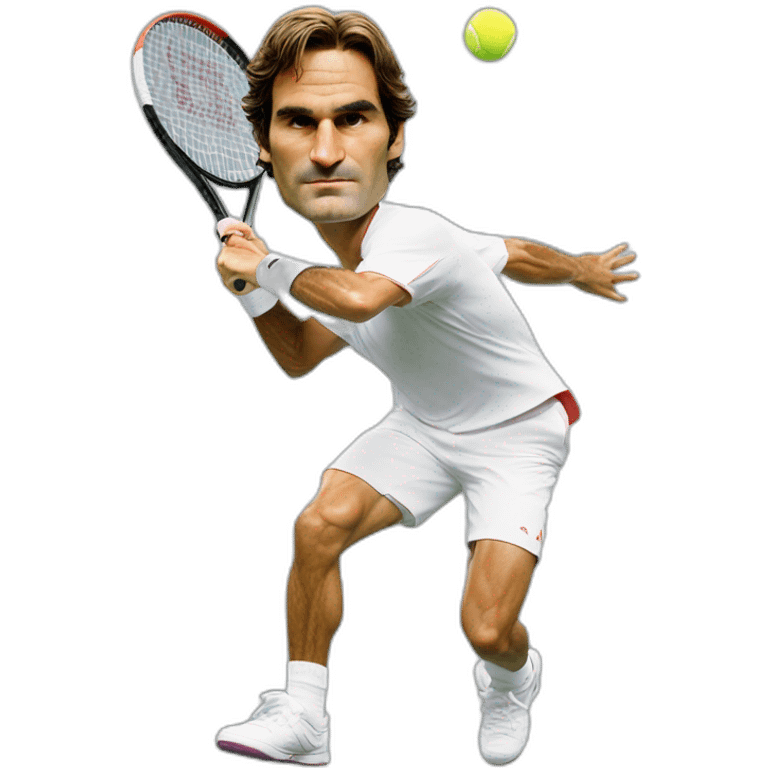 roger federer tennisman emoji