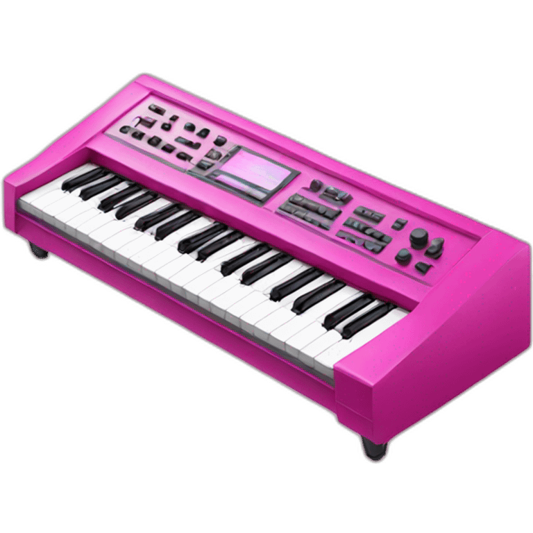 pink synthesizer  emoji