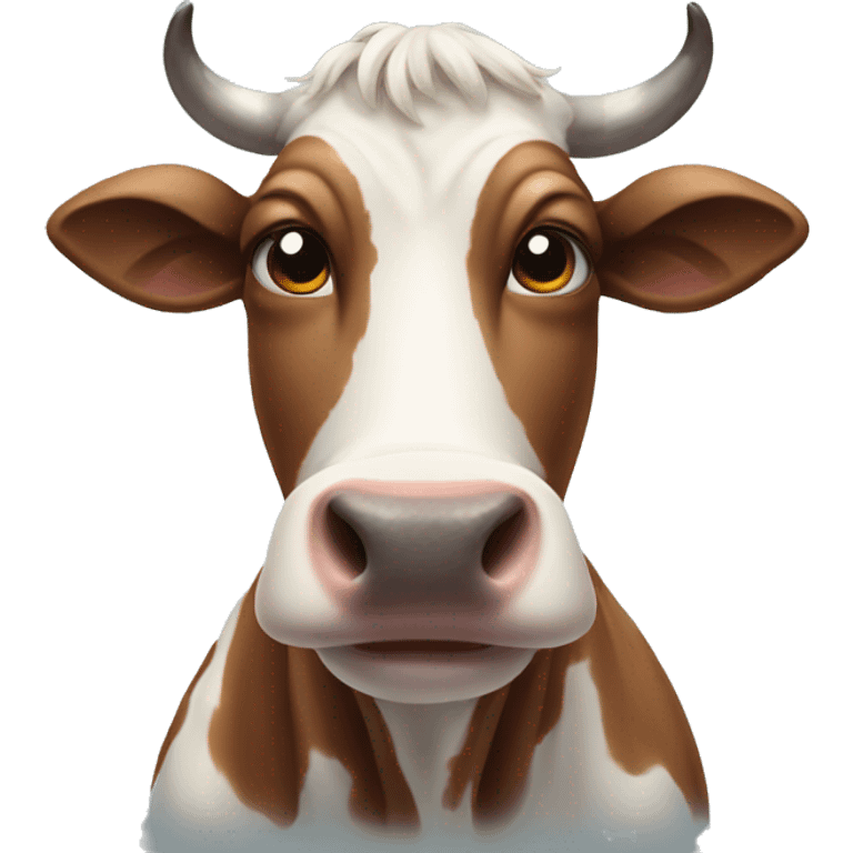 Cow with big udders emoji