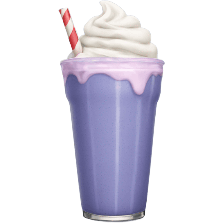 blueberry milkshake emoji