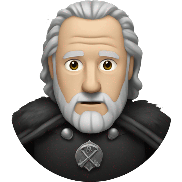 Jeor Mormont in HBO Game of Th'ronhrone emoji