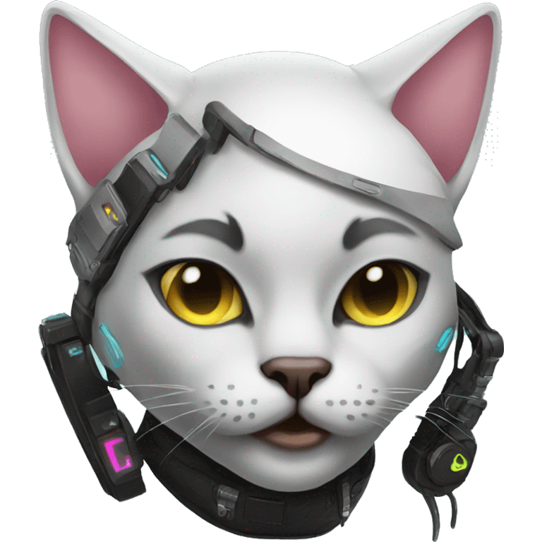 cyberpunk cat emoji