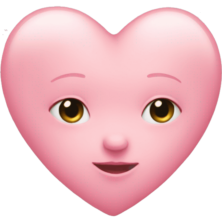 Baby pink heart emoji