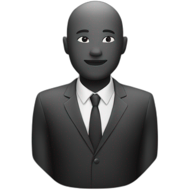 business trip black icon emoji