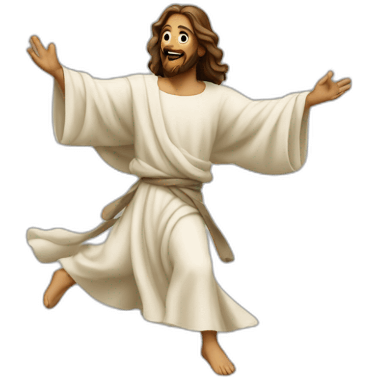 Jesus qui danse emoji