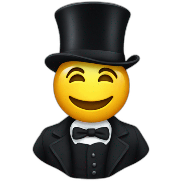 top hat emoji