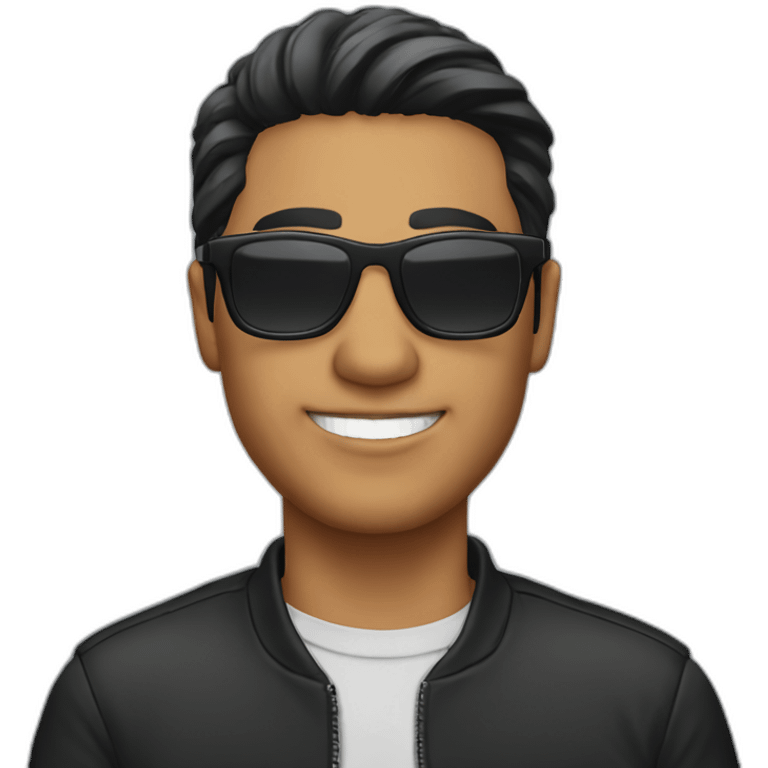 Armando Christian Pérez wearing sunglasses emoji