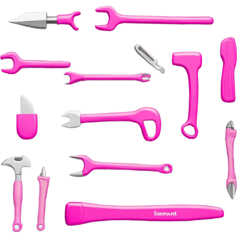 Pink toolkit emoji