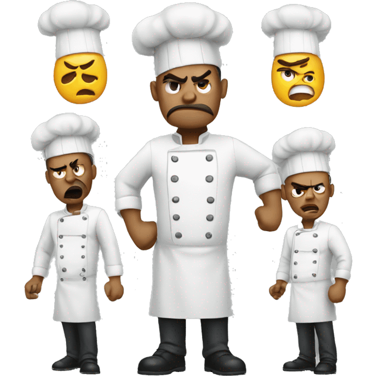 Angry chef emoji