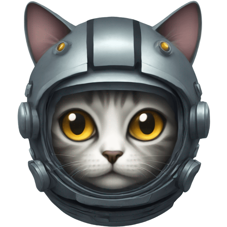 Space horror cat  emoji