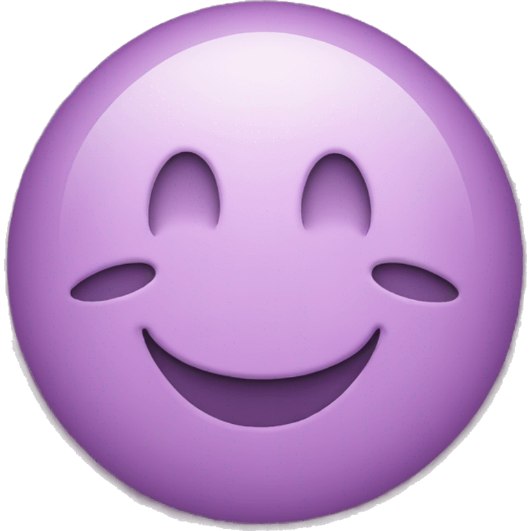 mauve smiley face emoji