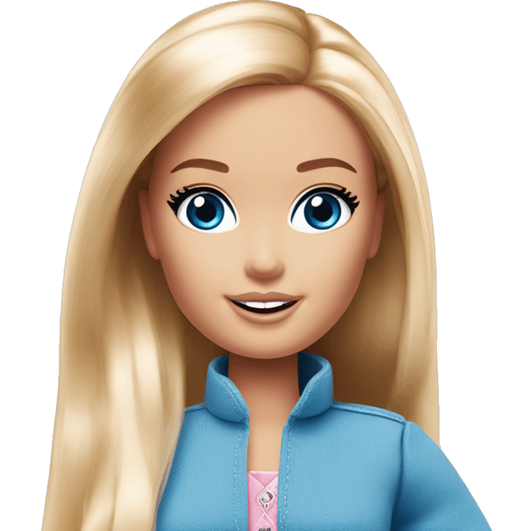 barbie and ken blue eyes emoji