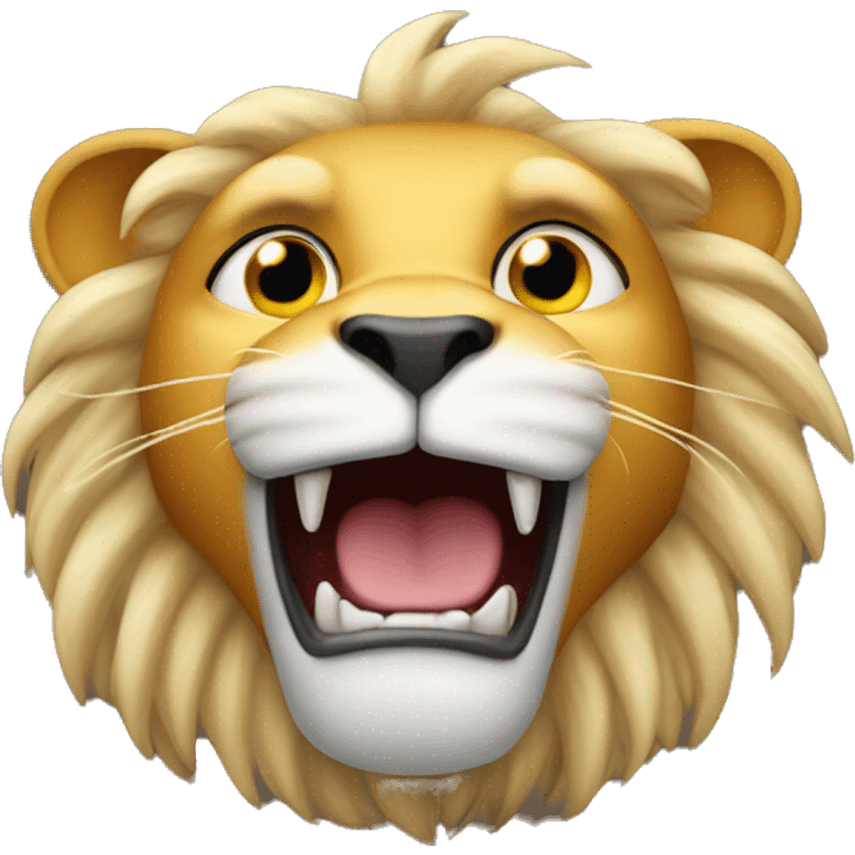 lion in the form of a fish emoji