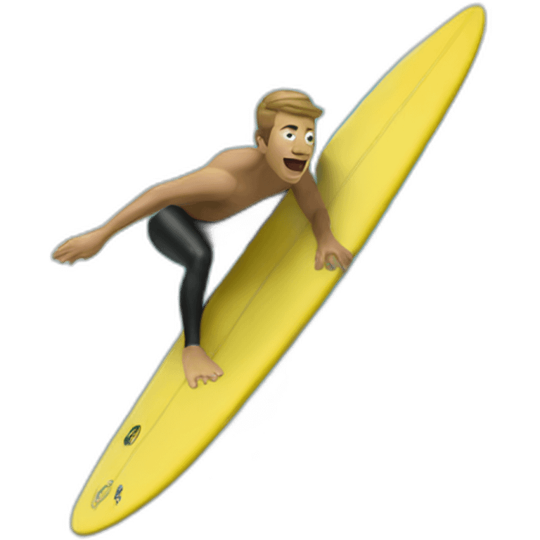 big wave surfing emoji