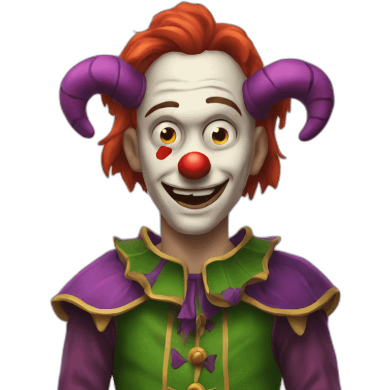 sad-jester-trying-to-smile emoji