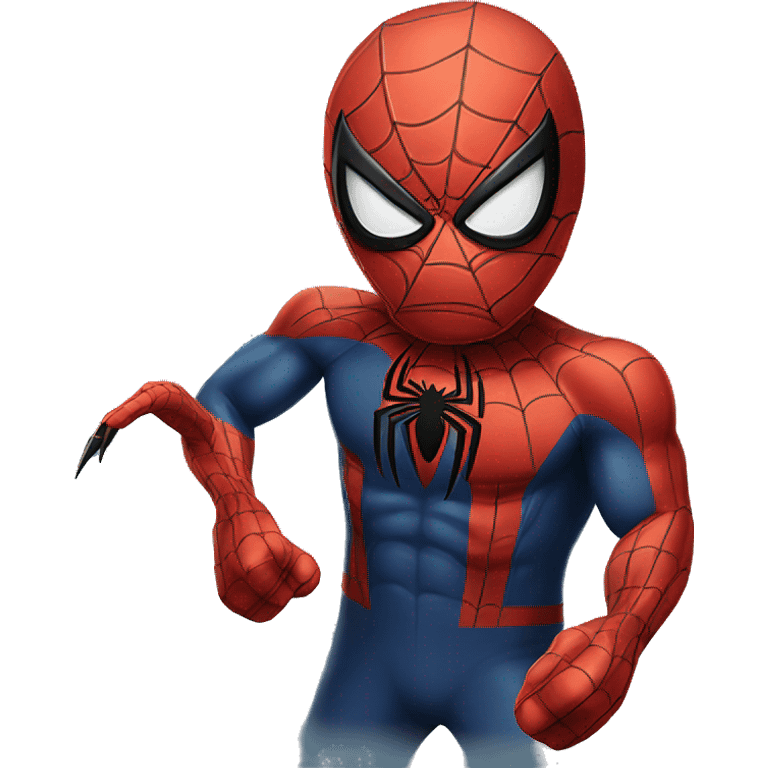 angry spider man emoji