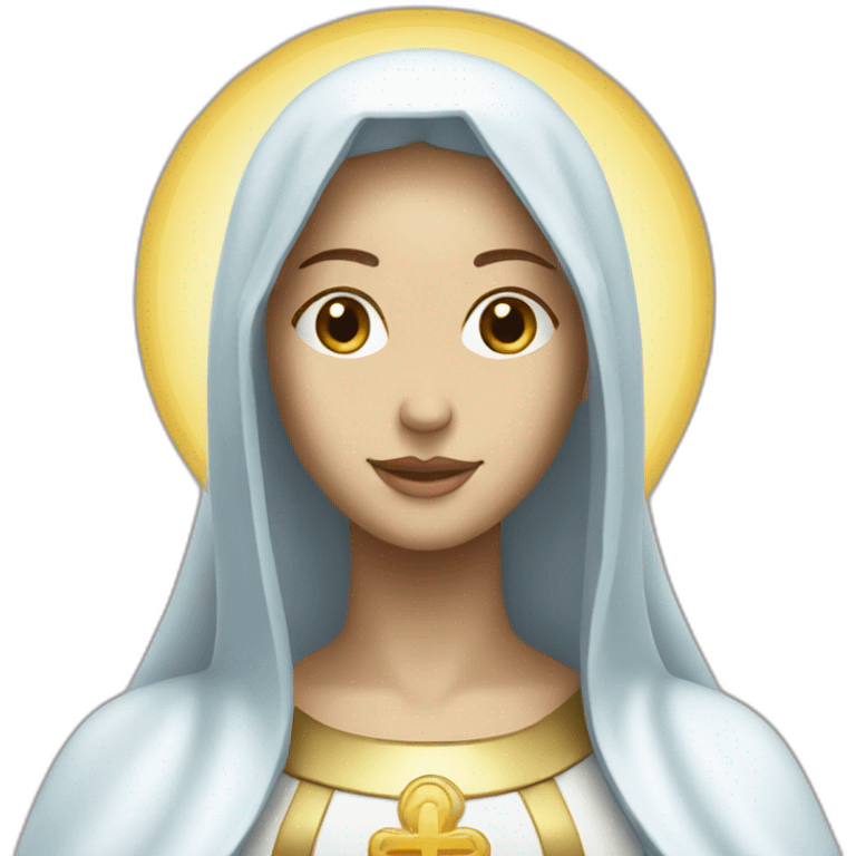 blessed Virgin Mary emoji