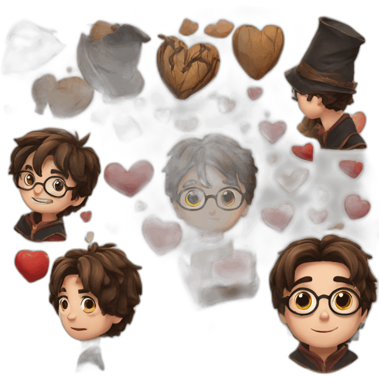 Harry Potter send heart emoji