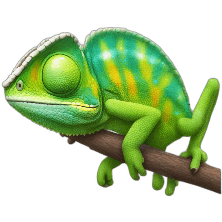 chameleon-funny-face emoji