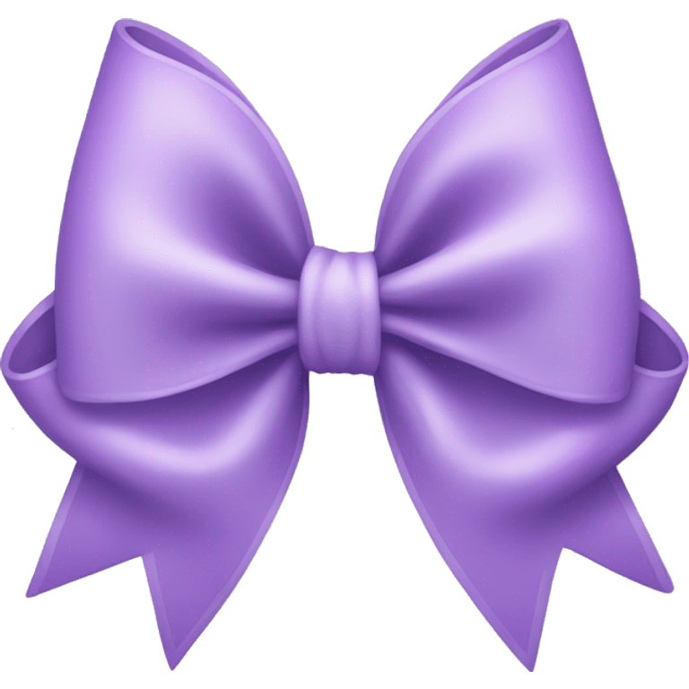 Light purple bow emoji