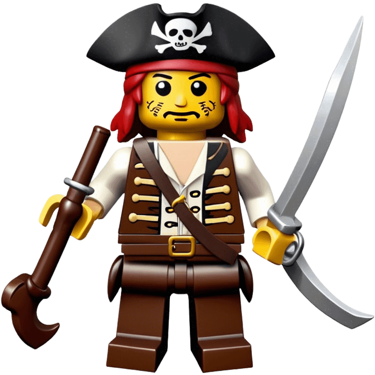 smart Lego pirate emoji