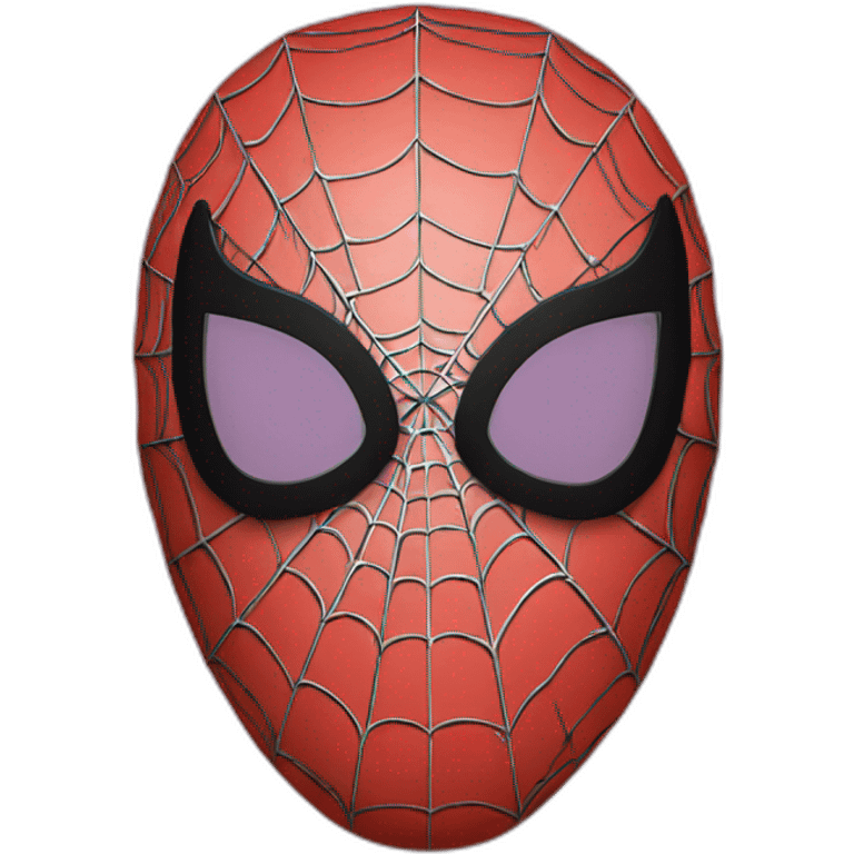 Circle Spiderman mask emoji