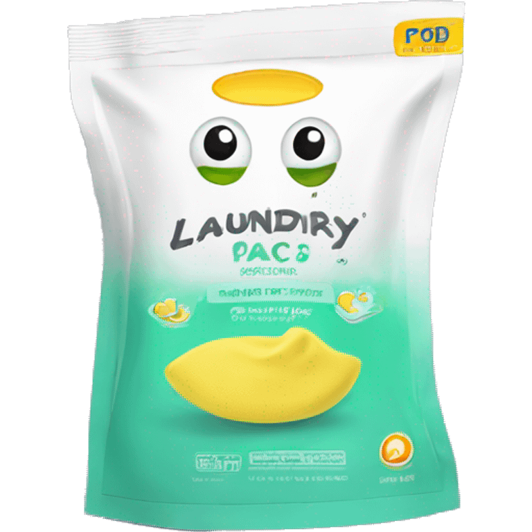 pod laundry detergent pacs  emoji