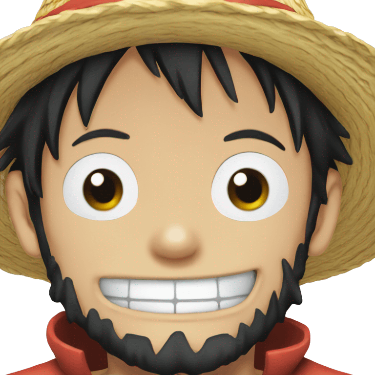 Luffy from one piece emoji